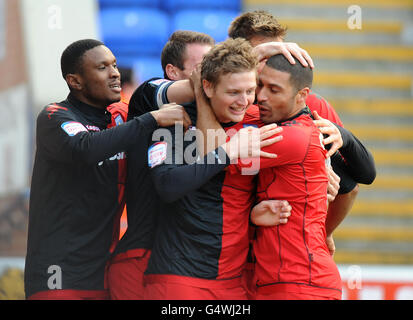 Fußball - Npower Football League Championship - Peterborough United gegen Portsmouth - London Road Stockfoto