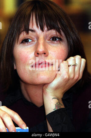 Davina McCall Buchpräsentation Stockfoto