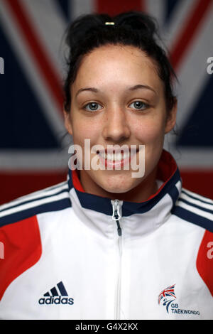 Die britische Stella Whitehead während des Medientages in Ten Acres, Manchester. Stockfoto