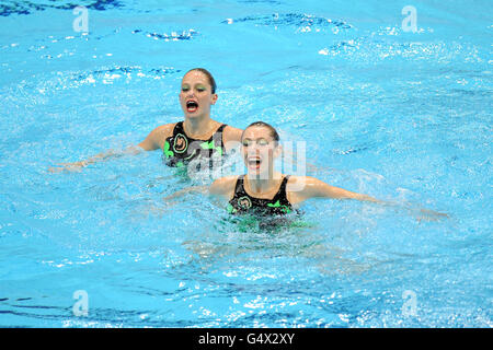 Schwimmen - Synchronschwimmen Olympic Qualifying - Tag eins - Olympic Aquatics Centre Stockfoto