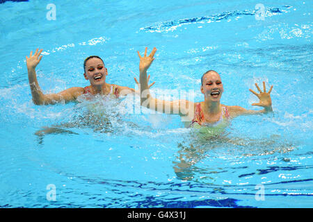 Schwimmen - Synchronschwimmen Olympic Qualifying - Tag eins - Olympic Aquatics Centre Stockfoto