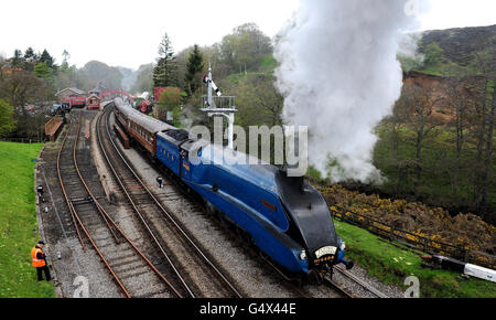 Spring Steam Gala - North Yorkshire Stockfoto