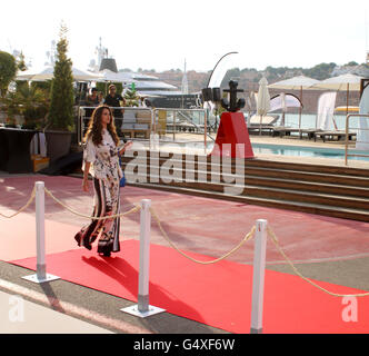 End Event Fashion parade - Best of Yachting - Port Adriano - 10., 11., 12. Juni 2016 - Philippe Starck entworfen, Port Adriano Stockfoto