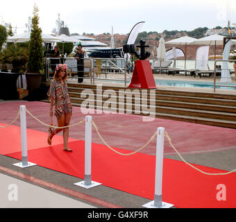 End Event Fashion parade - Best of Yachting - Port Adriano - 10., 11., 12. Juni 2016 - Philippe Starck entworfen, Port Adriano Stockfoto