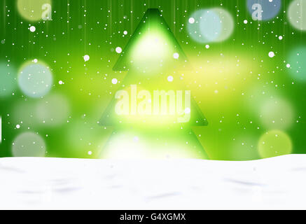 Winter Weihnachten Tanne Hintergrund abstrakt kreatives design Stockfoto