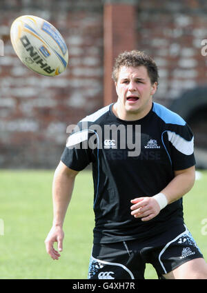 Rugby-Union - Glasgow Warriors Trainingseinheit - Scotstoun Stadion Stockfoto