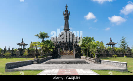 Bajra Sandhi Denkmal in Denpasar, Bali an einem sonnigen Tag Stockfoto