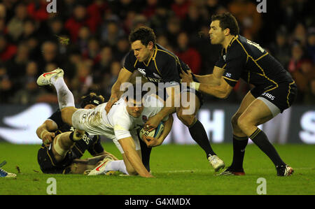 Rugby-Union - RBS 6 Nations Championship 2012 - Schottland V England - Murrayfield Stockfoto