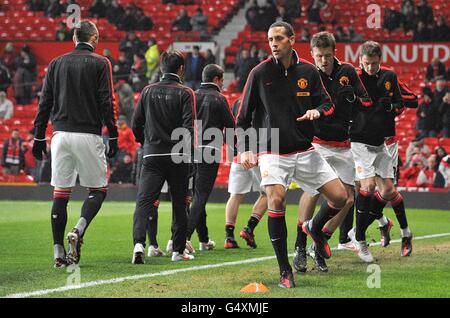 Fußball - Barclays Premier League - Manchester United gegen Stoke City - Old Trafford Stockfoto