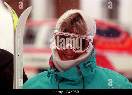 Prinzessin von Wales in Lech, Österreich Stockfoto