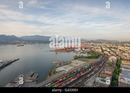 Kanada, British Columbia, Vancouver, immer etwas los im Hafen von Vancouver Stockfoto