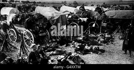 DEUTSCHE ARMEE-TRANSPORT: 1915. Stockfoto