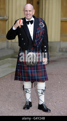 Investitur am Buckingham Palace Stockfoto