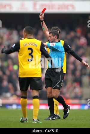 Fußball - Barclays Premier League - Arsenal V Blackburn Rovers - Emirates Stadium Stockfoto
