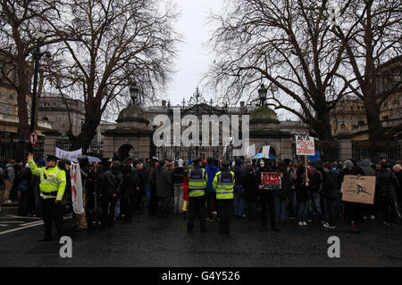 Internet-protest Stockfoto