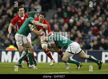 Rugby-Union - RBS 6 Nations Championship 2012 - Irland V Wales - Aviva Stadium Stockfoto