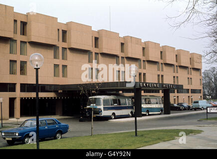 Air Travel - Heathrow-Flughafen-Hotels - London Heathrow Airport Stockfoto