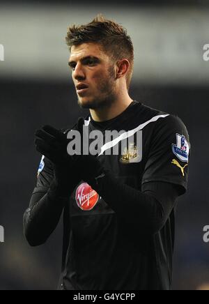 Fußball - Barclays Premier League - Tottenham Hotspur gegen Newcastle United - White Hart Lane. Davide Santon, Newcastle United Stockfoto