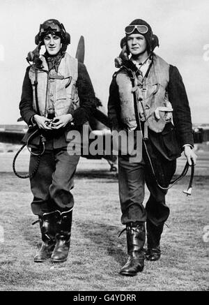 RAF Piloten: c1940. Stockfoto