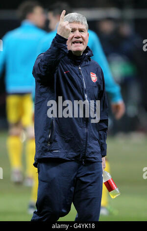 Fußball - UEFA Champions League - 16. Runde - Erstes Teilstück - AC Mailand / Arsenal - Stadio Giuseppe Meazza. Pat Rce, Arsenal Assistant Manager Stockfoto