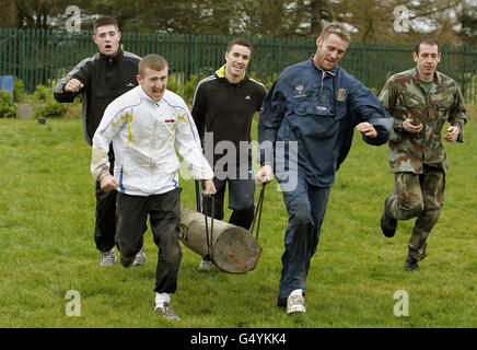 Boxen - Irland Olympischen Boxen Training Session - Curragh Heerlager Stockfoto