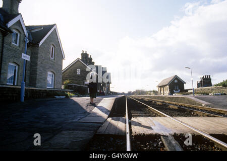 Transport - Bahnhof Settle - North Yorkshire Stockfoto