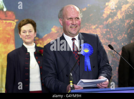 Ayr Nachwahl Ergebnis Stockfoto