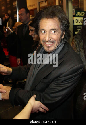 Jameson Dublin Filmfestival. Al Pacino nimmt am Jameson Dublin Filmfestival Teil, das Wilde Salome im Savoy Cinema zeigt. Stockfoto