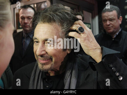 Jameson Dublin Filmfestival. Al Pacino nimmt am Jameson Dublin Filmfestival Teil, das Wilde Salome im Savoy Cinema zeigt. Stockfoto