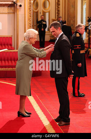 Investitur am Buckingham Palace Stockfoto