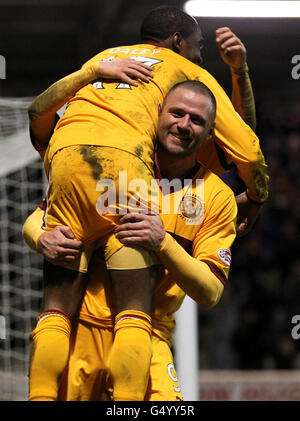 Fußball - Clydesdale Bank Scottish Premier League - Motherwell V Hibernian - Fir Park Stockfoto