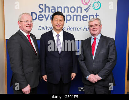 XI-Besuch in Irland Stockfoto