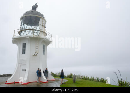 Neuseeland, Northland, Cape Reinga, Leuchtturm am Cape Reinga Stockfoto