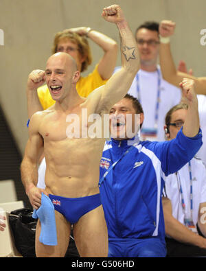 Tauchen - 18. FINA Visa Tauchen WM - Tag 6 - Olympic Aquatics Centre Stockfoto