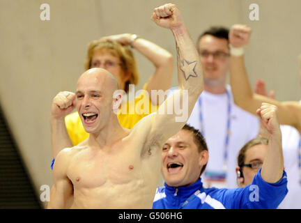 Tauchen - 18. FINA Visa Tauchen WM - Tag 6 - Olympic Aquatics Centre Stockfoto