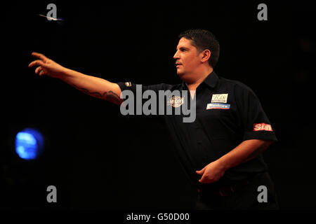 Dart - McCoys Premier League Darts 2012 - Westpoint Arena Stockfoto