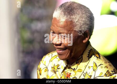 Bedford Büste Mandela Stockfoto