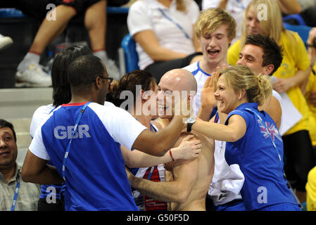 Tauchen - 18. FINA Visa Tauchen WM - Tag 6 - Olympic Aquatics Centre Stockfoto