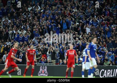 Fußball - Carling Cup - Finale - Cardiff City V Liverpool - Wembley-Stadion Stockfoto