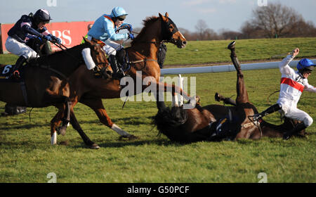 Horse Racing - Grimthorpe Chase Meeting - Tag zwei - Doncaster Racecourse Stockfoto