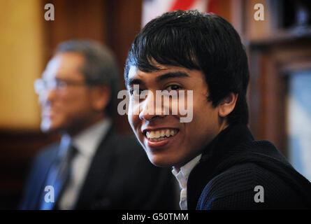 Ashraf Rössli-Pressekonferenz Stockfoto