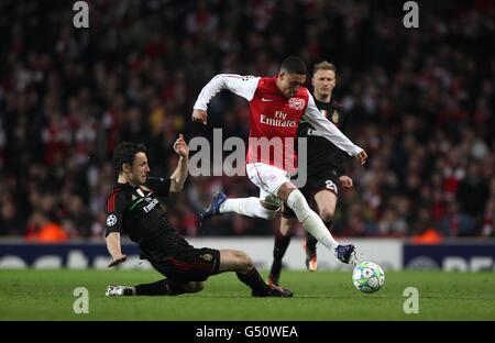 Fußball - UEFA Champions League - Runde der letzten 16 - Rückspiel - Arsenal V AC Milan - Emirates Stadium Stockfoto