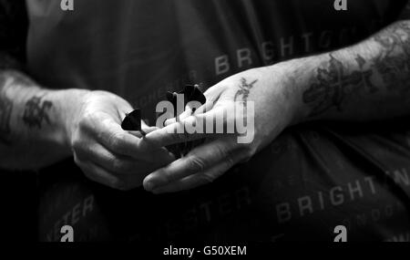 Dart - McCoys Premier League Darts 2012 - Westpoint Arena Stockfoto