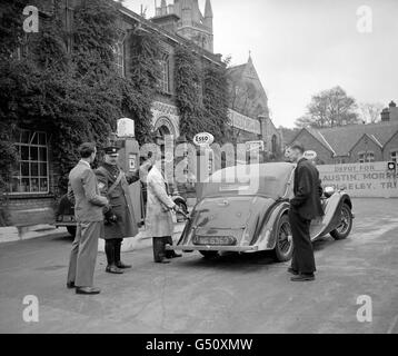 Transport - Brennstoff-Industrie - Tanker Fahrer Streik - Roehampton Stockfoto