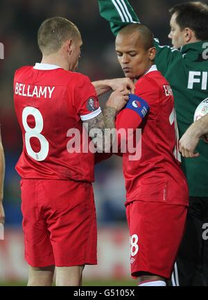 Fußball - internationale Freundschaftsspiele - Gary Speed Memorial Match - Wales V Costa Rica - Cardiff City Stadium Stockfoto