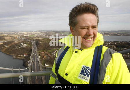 Öffentliche Abstimmung über die Namen der Brücke Stockfoto