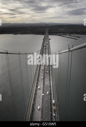 Öffentliche Abstimmung über die Namen der Brücke Stockfoto