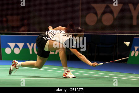 Badminton - Yonex All England Badminton Championships 2012 - Tag drei - National Indoor Arena Stockfoto