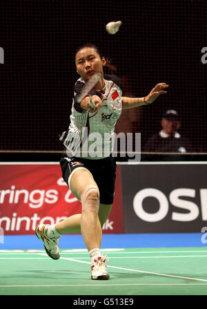 Badminton - Yonex All England Badminton Championships 2012 - Tag drei - National Indoor Arena Stockfoto