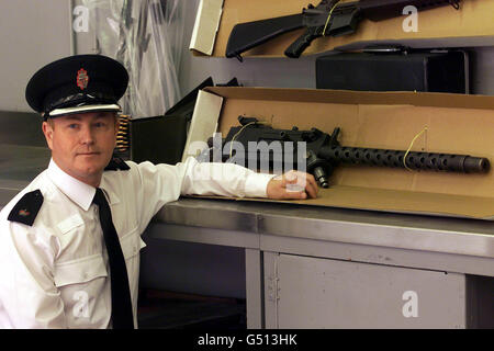 Waffen-Trappe Stockfoto